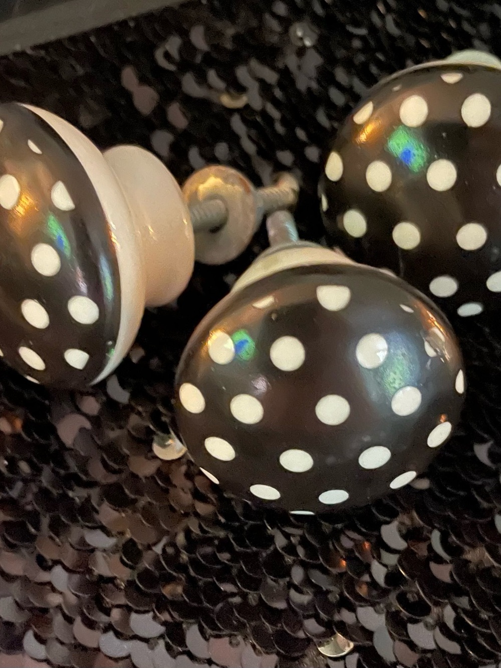 53 + Piece Curated Dorm /Teen/Tween Room in Black & White & Polka Dots! - Picture 3 of 11